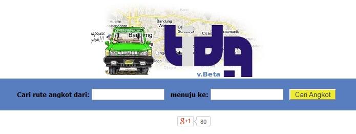 Aplikasi web pencari rute Angkot Kota Bandung