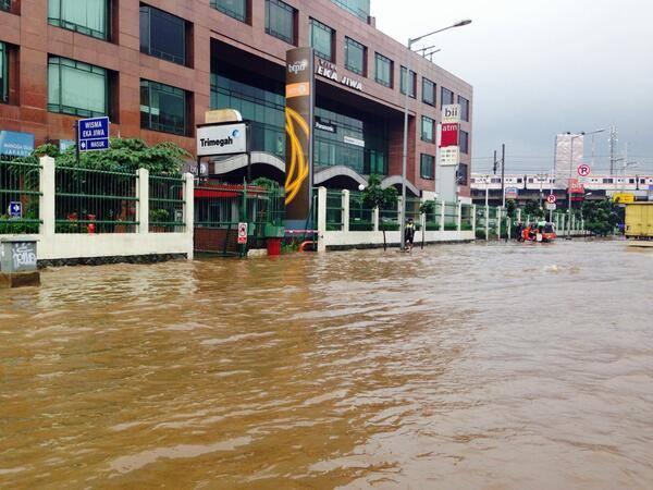 Banjir Jakarta Hari ini cekidot