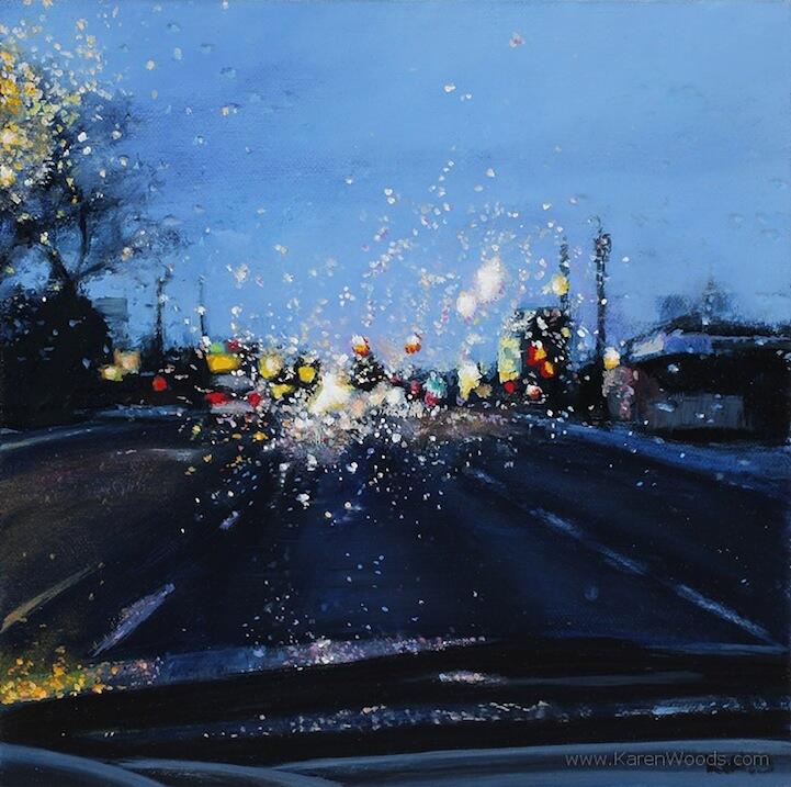 Begini jadinya kalau hujan di lukis