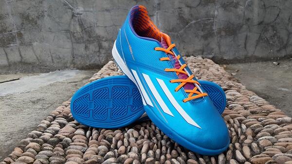 HOT Sepatu Futsal NEW Adidas F50 Adizero IV Rainbow,Orange,Biru Lionel Messi 10