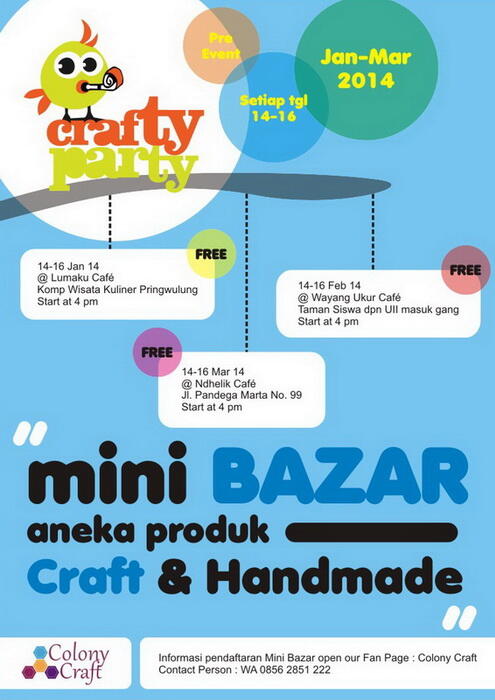 &#91;EVENT&#93; : CRAFTY PARTY #1 &quot;Craft Your Day&quot;