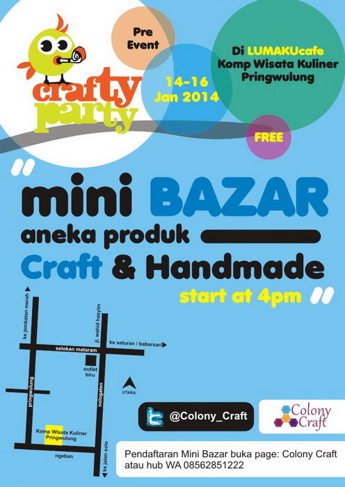 &#91;EVENT&#93; : CRAFTY PARTY #1 &quot;Craft Your Day&quot;