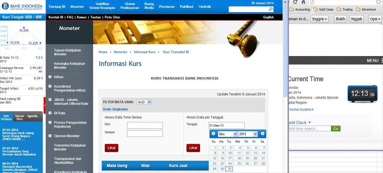 Situs Bank Indonesia kok ERROR ya ?