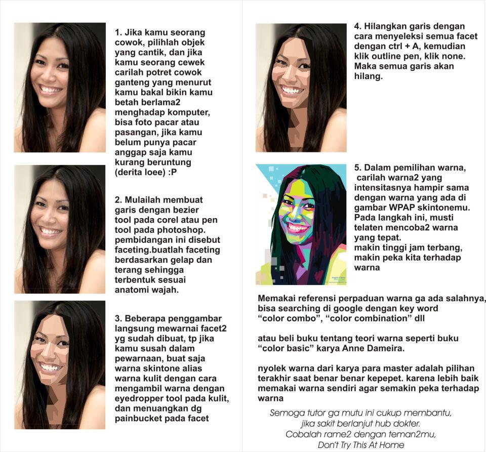 Mengenal Seni WPAP ( Wedha Pop Art Portait)