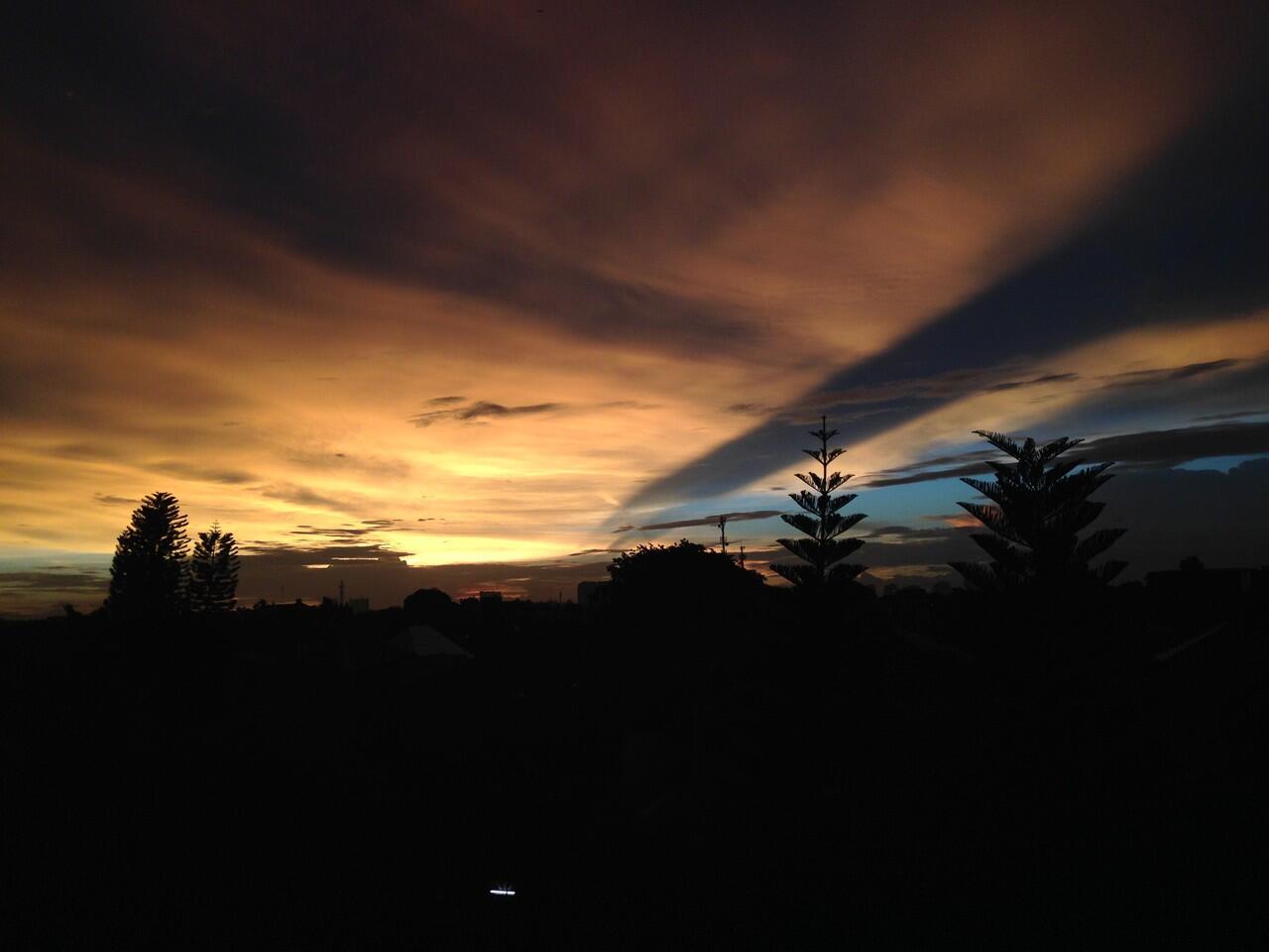Langit Jakarta hari ini gan 09 januari 2014 