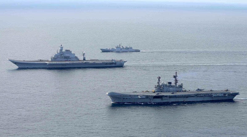 [VIJAY STRONG]India&rsquo;s Largest Carrier INS Vikramaditya Arrives at Karwar Home Port