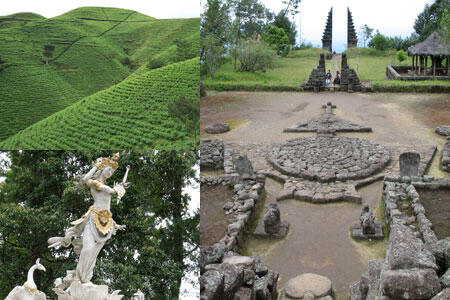 Menikmati Pemandangan Candi Cetha di Atas Awan