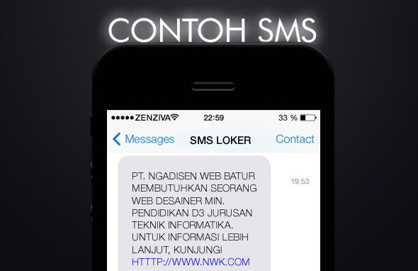 Ide Bisnis Menggunakan SMS Gateway: Ide Usaha Layanan Info Lowongan Pekerjaan