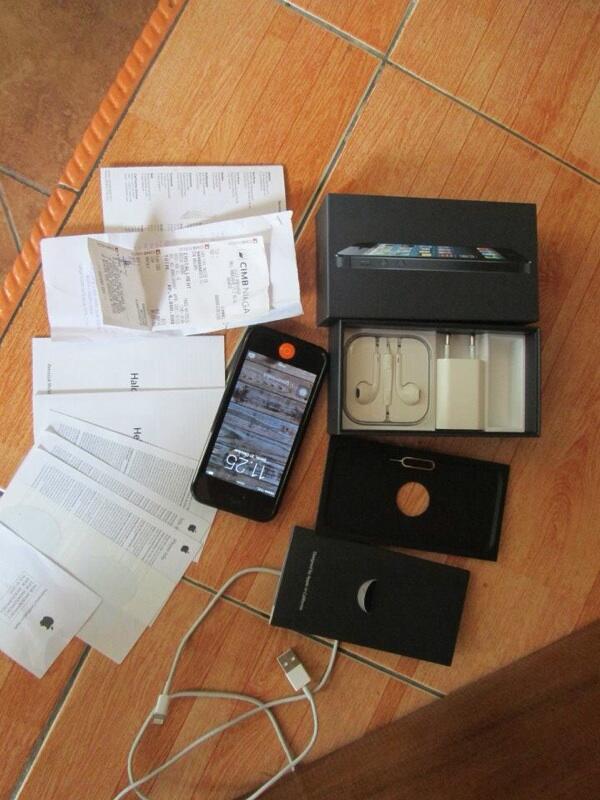 Iphone 5 16 g black ses mantap masuk gan