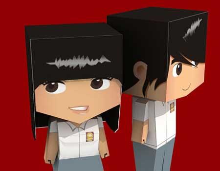 &#91;PAPERAVATAR&#93; Papercraf Tokoh Legendaris Asli Indonesia