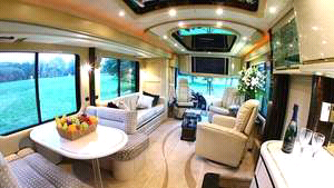 mengintip daleman bus paling mewah