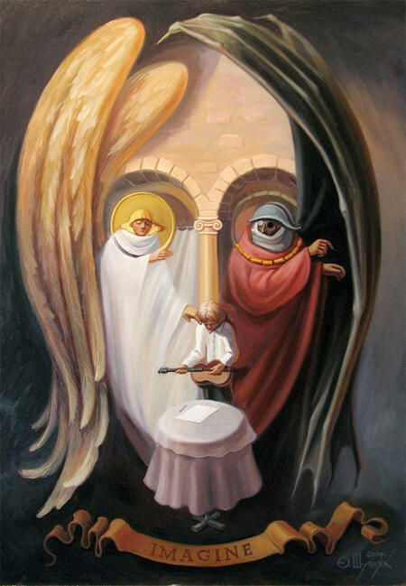 7 Lukisan Oleg Shuplyak Yang Bikin Agan Terkecoh 