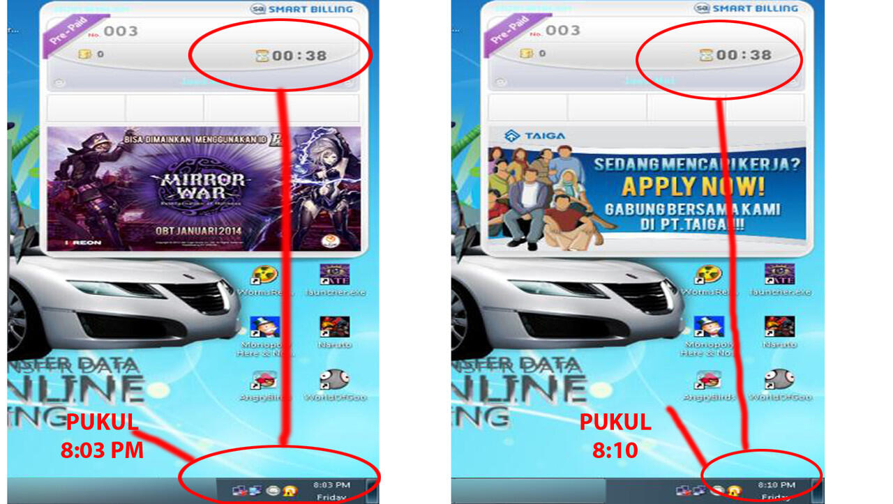 Cara Bug SmartBilling Menggunakan SADAV.(anak warnet wajib masuk)