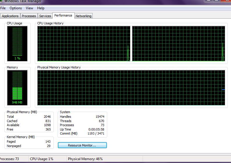 (ASK) habis nyalakan PC ,memory mendadak 1 GB ,Please