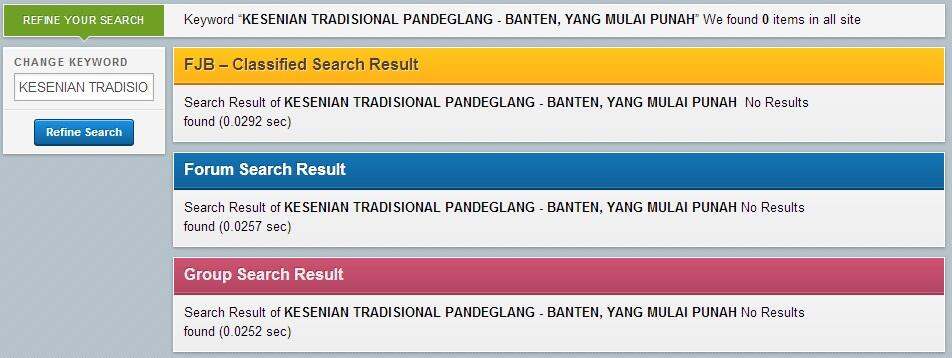 Kesenian tradisional Pandeglang - Banten yang mulai punah.