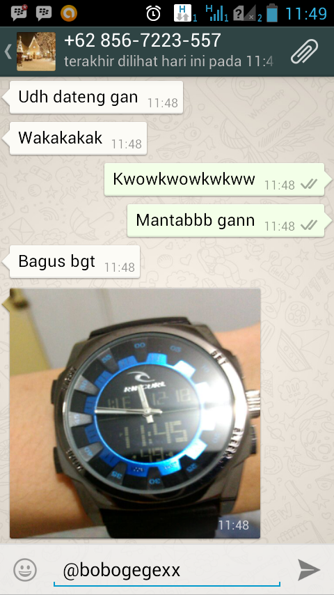 Feedback dan Testimonial penjual jam tangan dan kacamata N*CeQ.