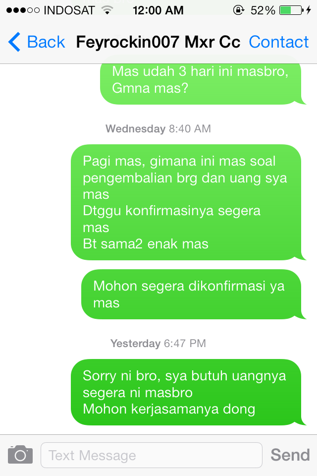 Surat Terbuka untuk ID FEYROCKIN007
