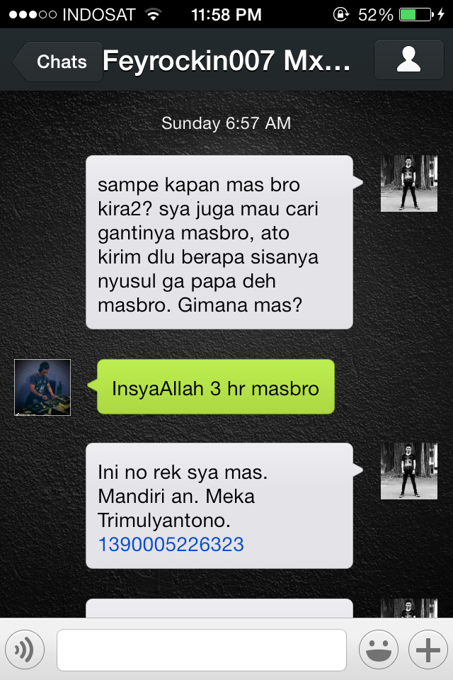 Surat Terbuka untuk ID FEYROCKIN007