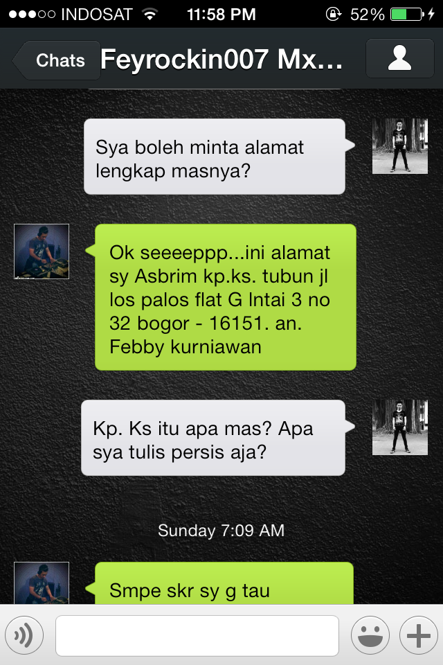 Surat Terbuka untuk ID FEYROCKIN007