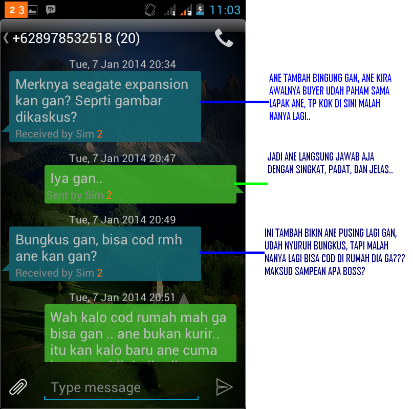 BUYER, Berfikirlah Dahulu Sebelum Belanja Online..