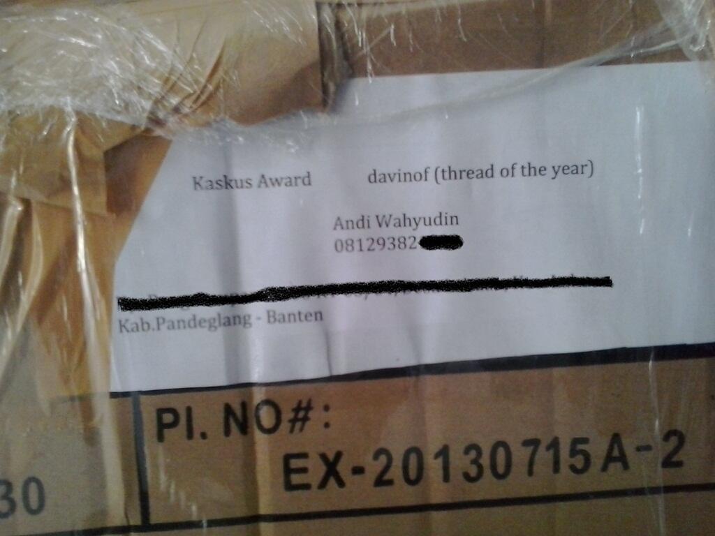 Terima Kasih Kaskus (Penampakan Hadiah Folding Bike HToTY Kaskus Award 2013)