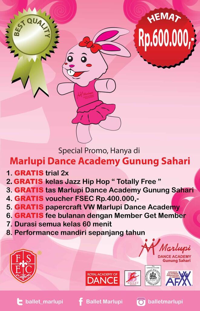 Sekolah Ballet & Jazz Hip Hop by Marlupi Dance Academy Gunung Sahari