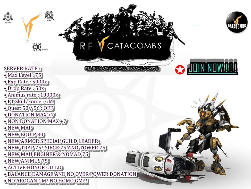 JOIN RF CATACOMBS PVP SERVER 2.2.3.2