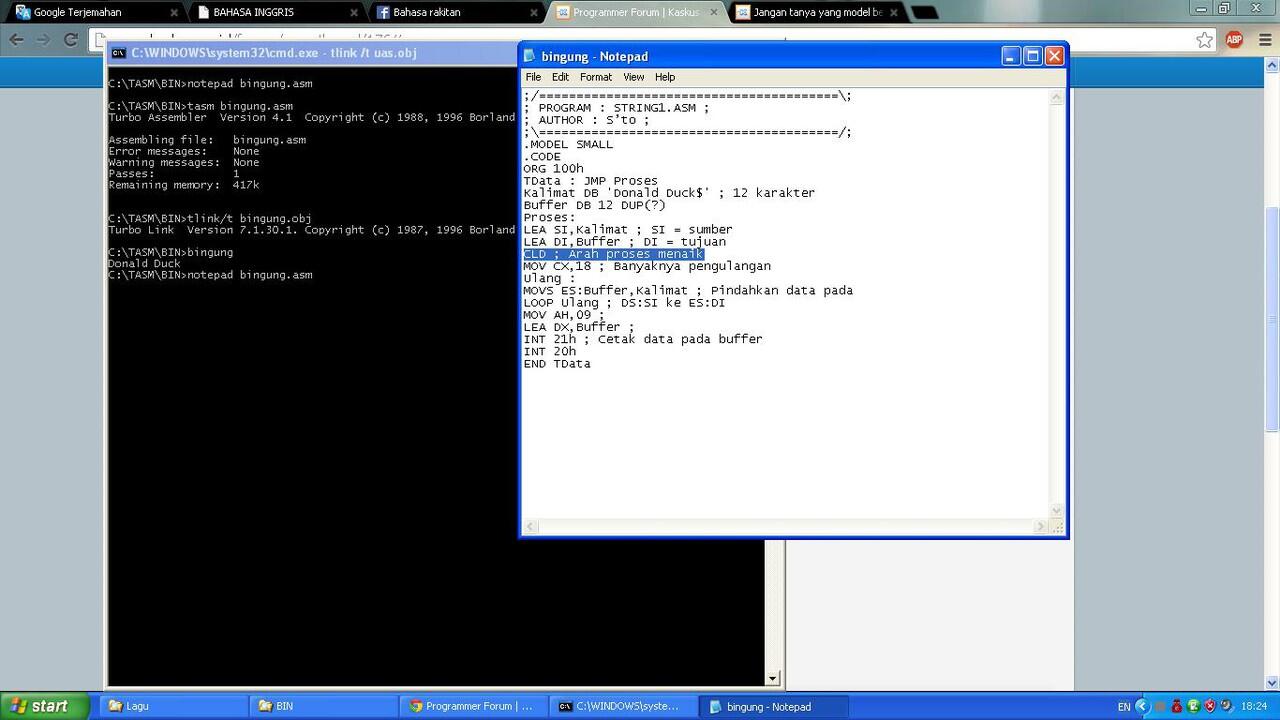 how to change CLD to STD assembly code..