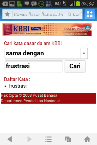 Frustasi Atau Frustrasi , masuk gan