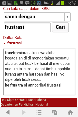 Frustasi Atau Frustrasi , masuk gan