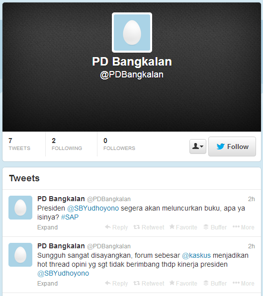 &#91;Ada Bukti Pic&#93; Malu-Maluin! DEMOKRAT PAKE BOT di TWITTER. Target Pertama: Kaskus!