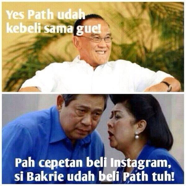 &#91;Cekidot!!!!&#93; Path Bakrie dan Instragram Ibu Ani