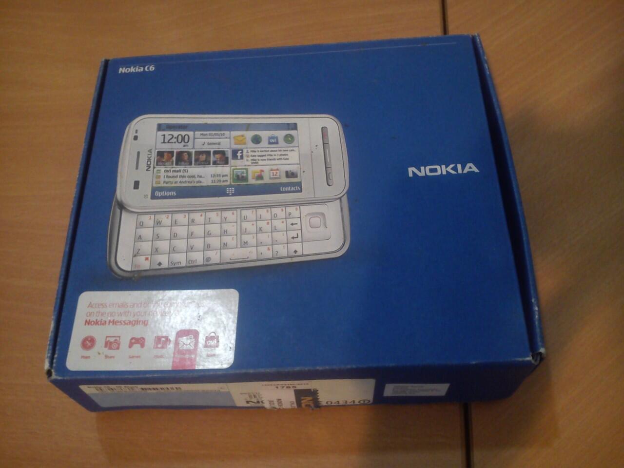 JUAL NOKIA C6 FULLSET MURAH MULUS