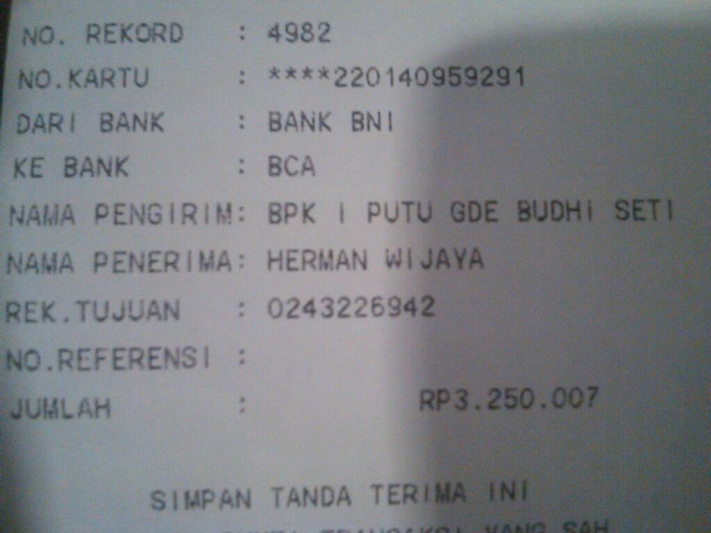 Mohon bantuan untuk penipuan dari kelurahan sempusari, jember