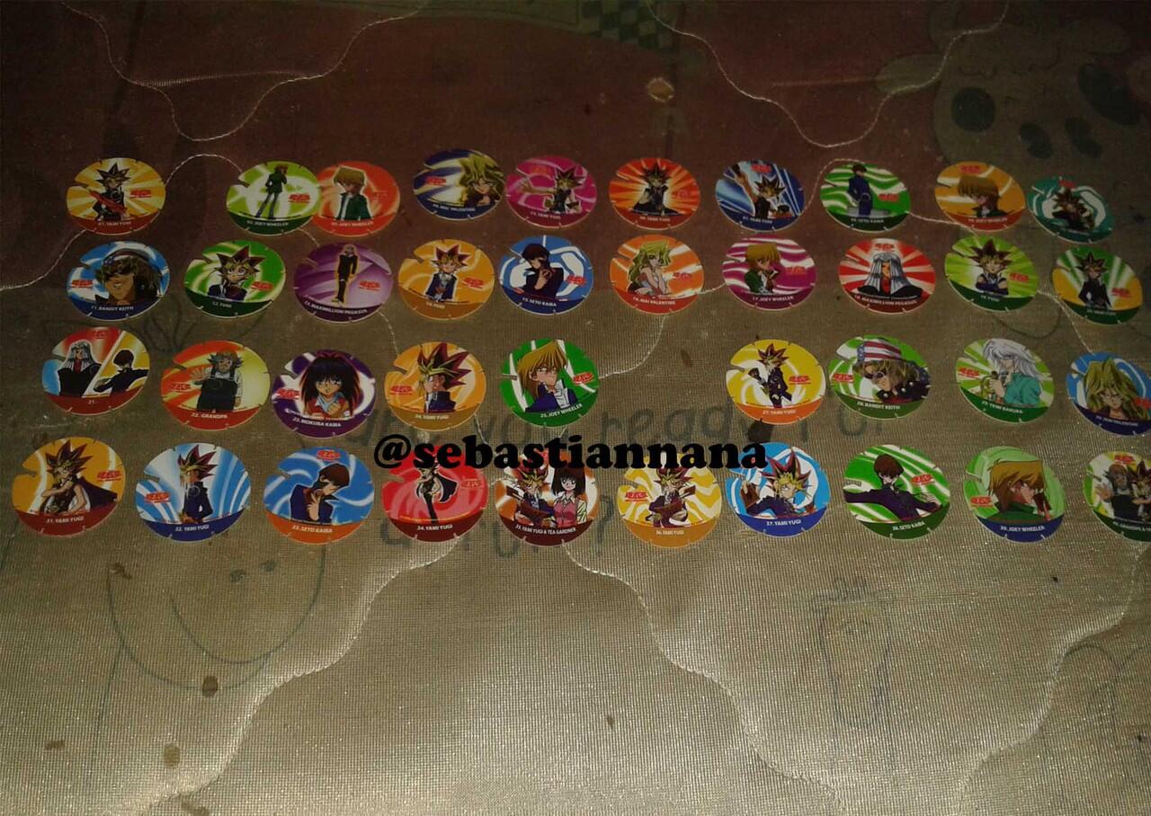 Cari Jual mainan vintage. Tazos. kartu digimon dan bakugan 