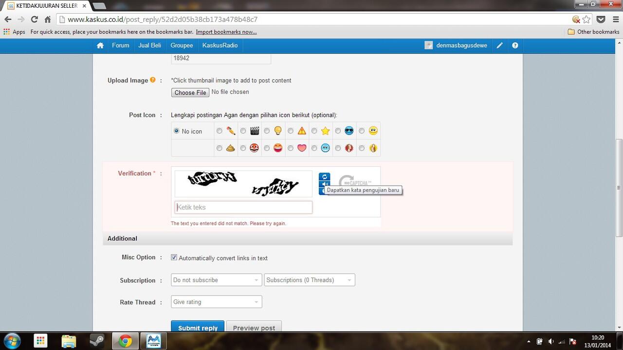 CAPTCHA KASKUS MAKIN PARAH