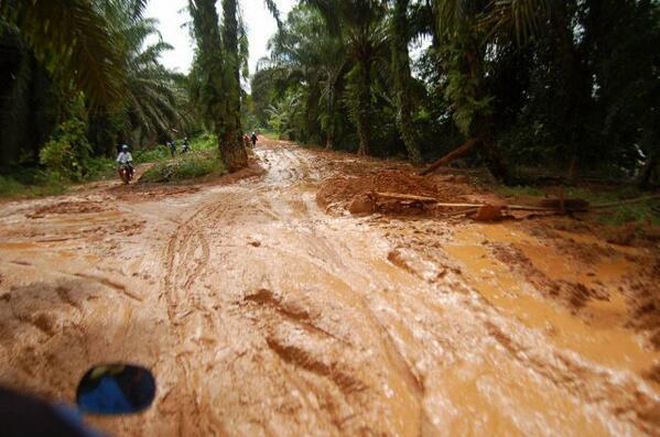 Kondisi Jalan Utama Kalimantan Barat masih jauh dari kata layak untuk dilalui