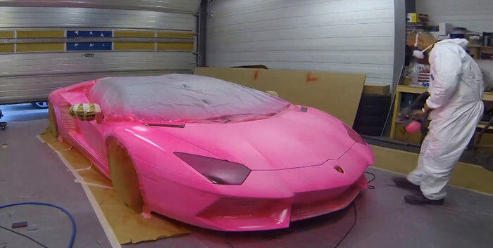 ♥ Lamborghini Pink - Khusus Kabulkan Permohonan Gadis Cilik Ini ♥