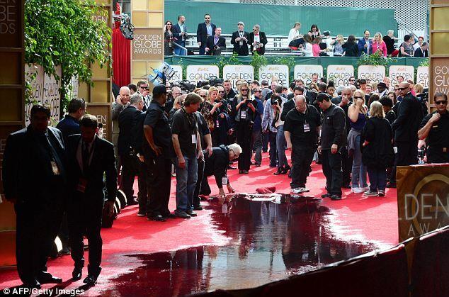 Banjir pun melanda Red Carpet Golden Globe Award