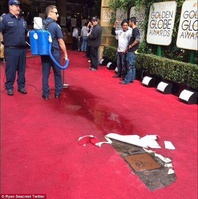Banjir pun melanda Red Carpet Golden Globe Award
