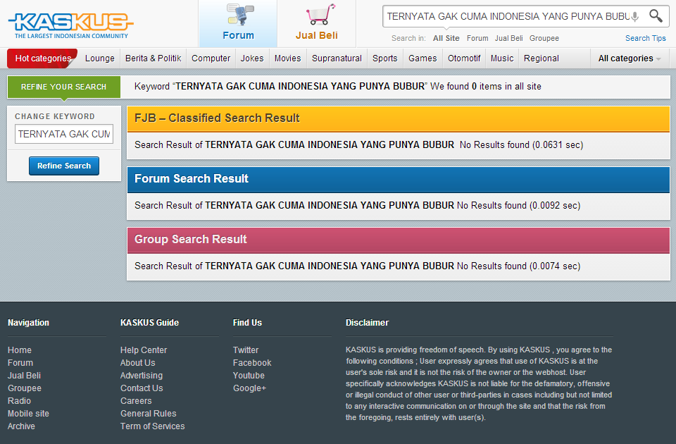 &#91;MASUK&#93;TERNYATA GAK CUMA INDONESIA YANG PUNYA BUBUR 