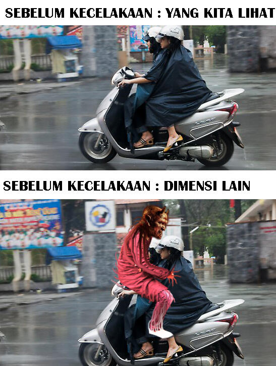 Yang kita Lihat Sesaat sebelum Kecelakaan