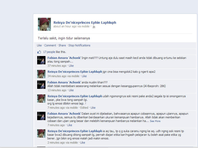 Fenomena ABABIL bikin status FB pengen mati