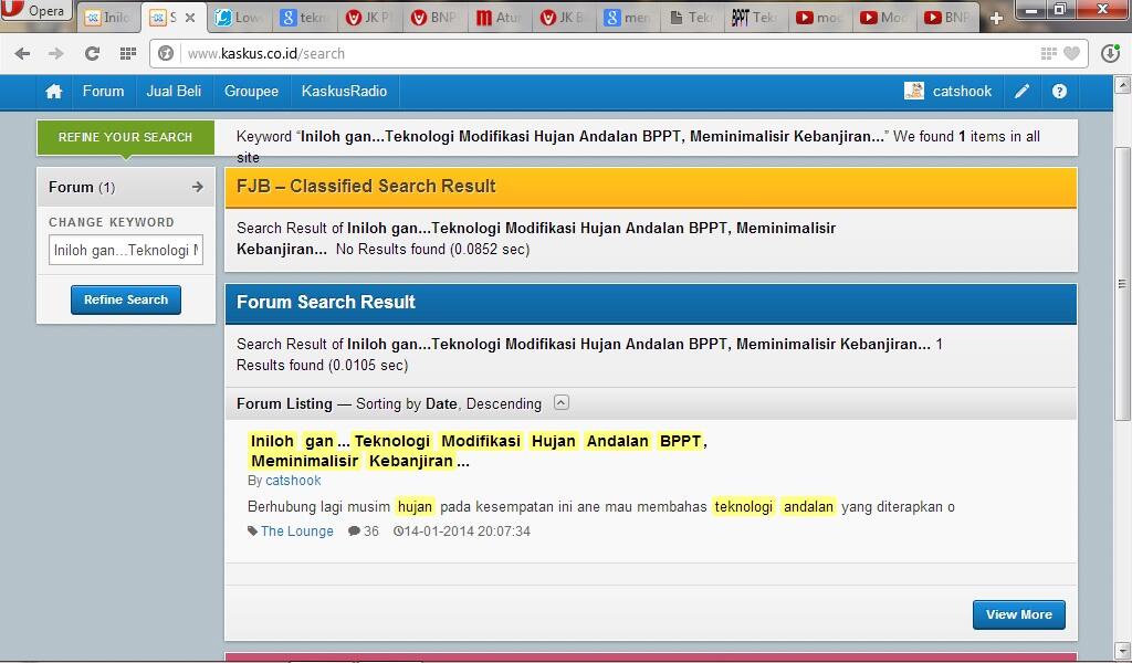 Iniloh gan...Teknologi Modifikasi Hujan Andalan BPPT, Meminimalisir Kebanjiran...