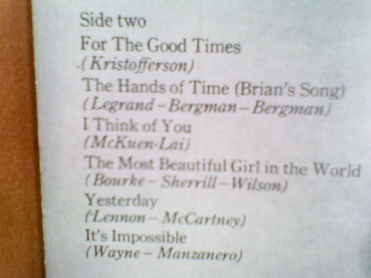 PIRINGAN HITAM ( PH),CARPENTERS,JIM REEVES,DON WILLIAMS,CONNIE FRANCIS, DLL (BANDUNG)