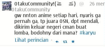 &#91;REPLY&#93; TRIT &quot;Stop Trit Anime Jadi HT&quot;