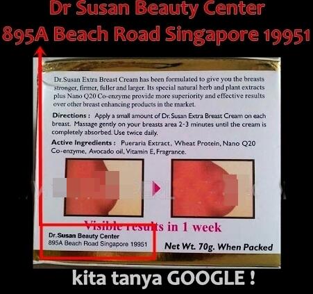 Misteri Produk Dr.Susan Breast Cream