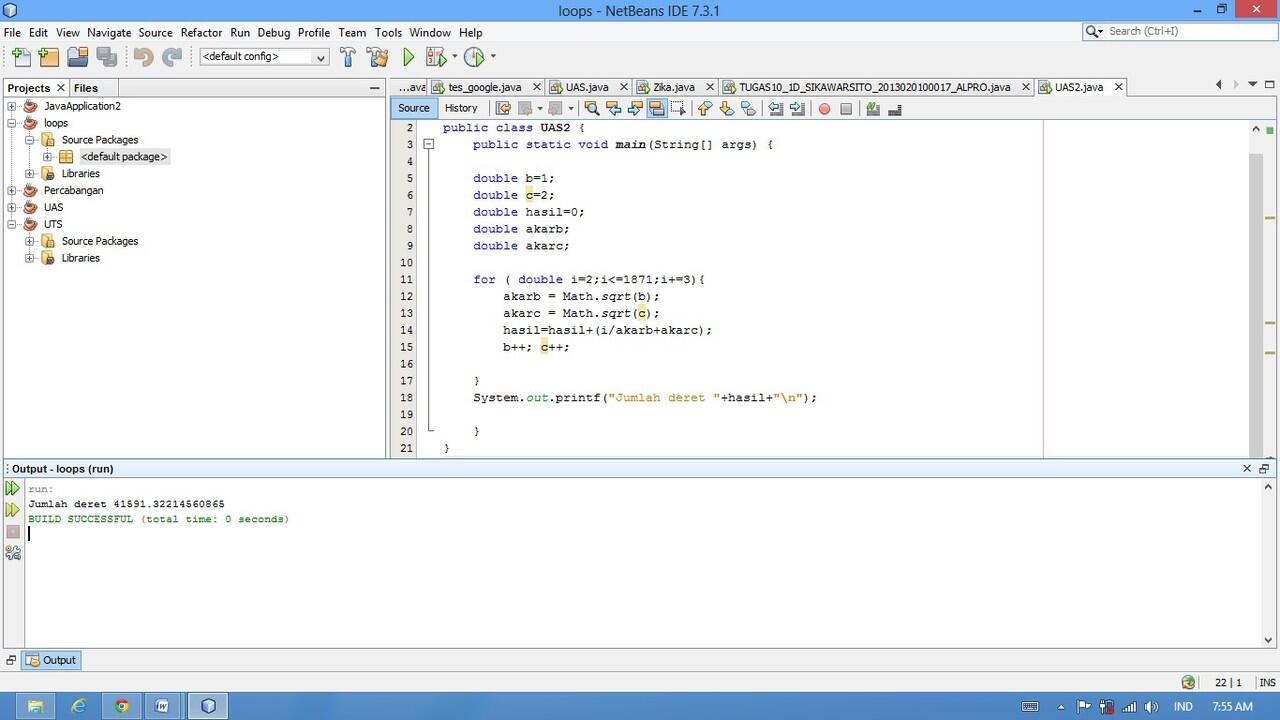 Help : Minta solusi program java