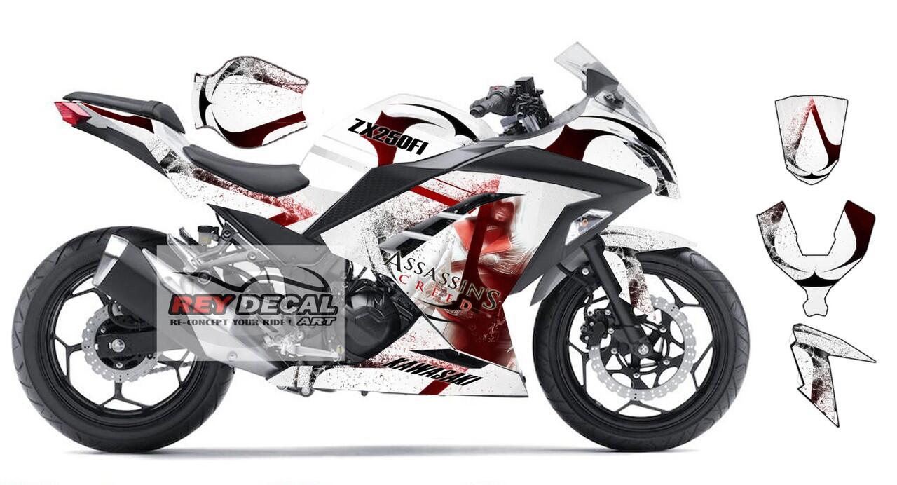 Terjual Cutting  Sticker  Decal Kit Motor  Ninja250 250FI 