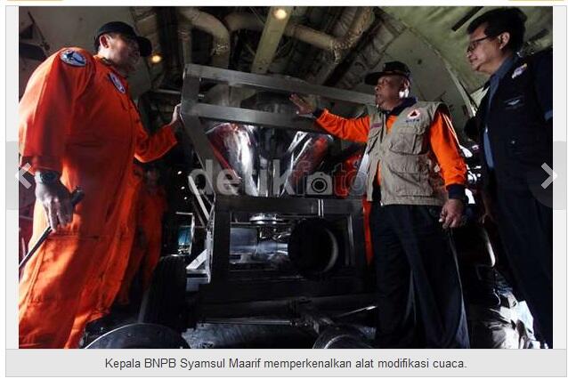 Modifikasi CUACA dengan GARAM di JAKARTA !!! >>> Inilah cara KERJAnya<<< +++Foto2nya